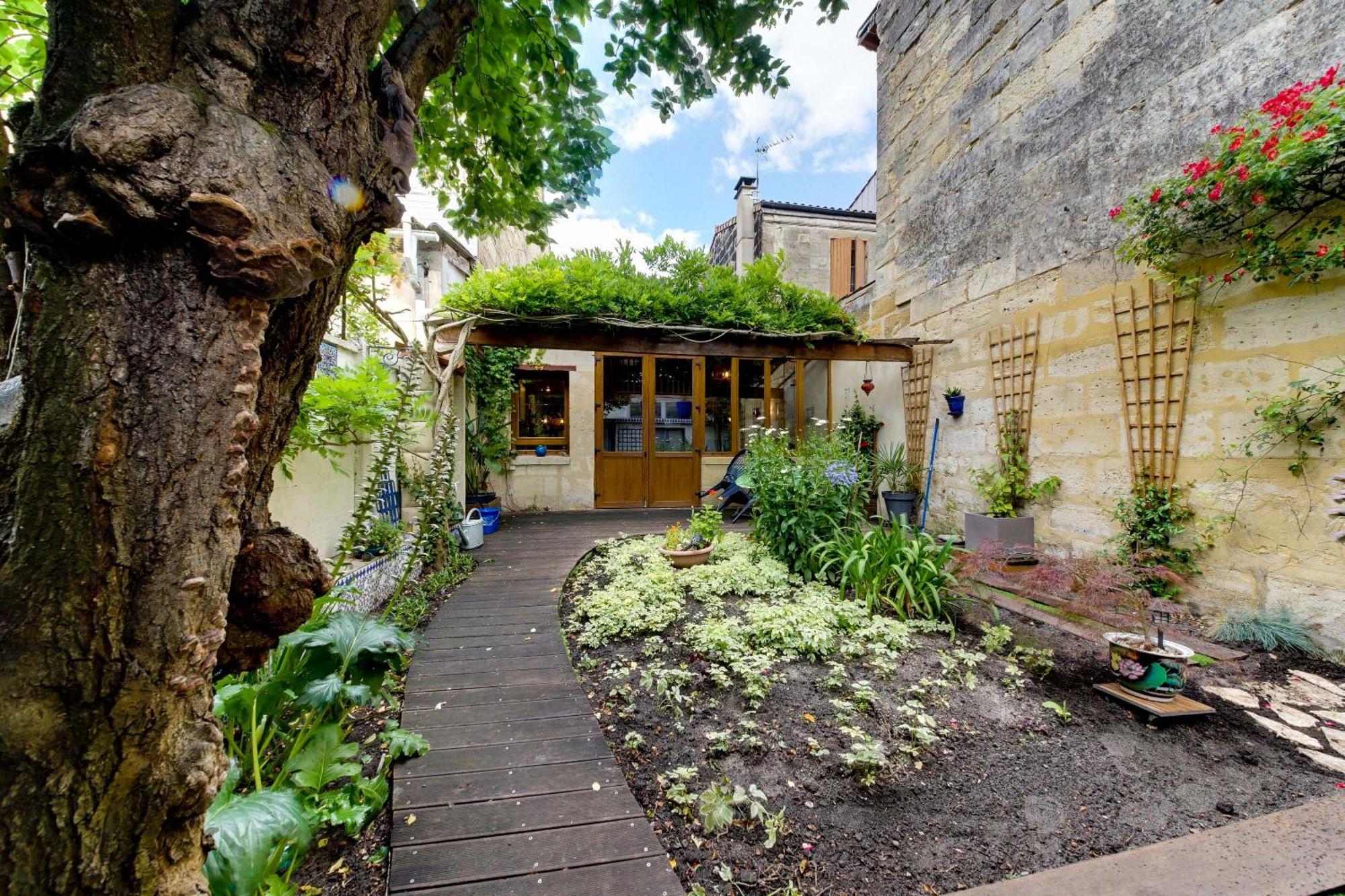 Superbe Maison En Pierre Bordelaise Bordéus Exterior foto
